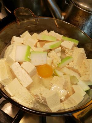 家常节瓜冻豆腐汤的做法 步骤7