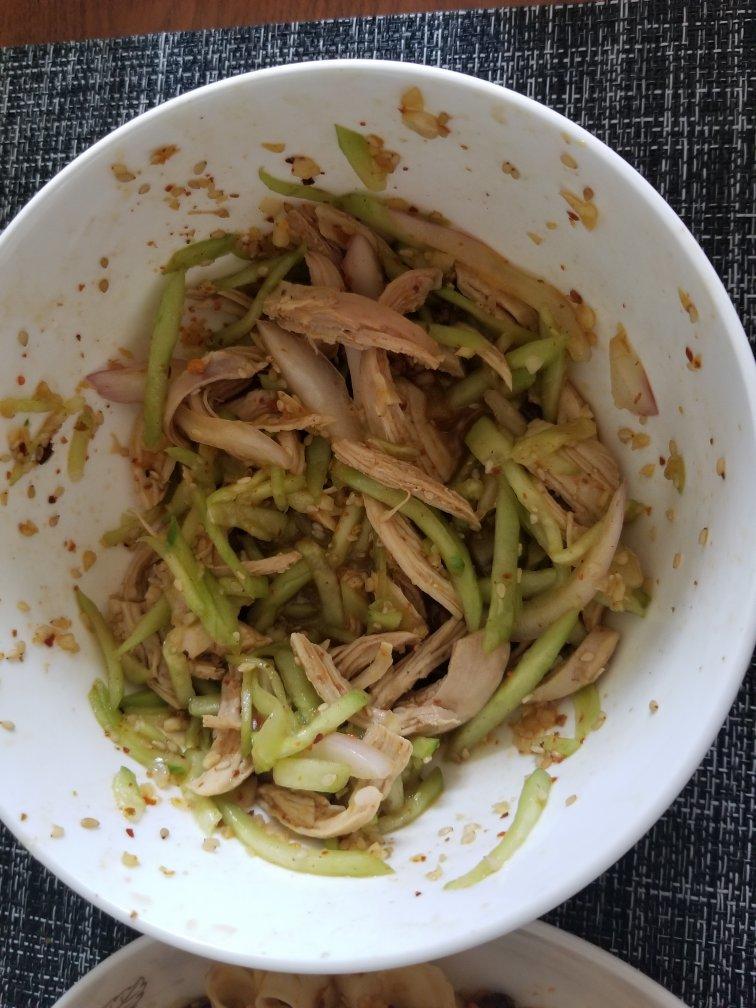 减脂健身｜凉拌手撕鸡丝（香辣&麻油版）