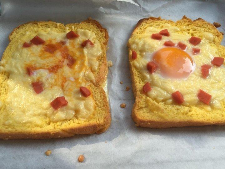 鸡蛋芝士烤吐司