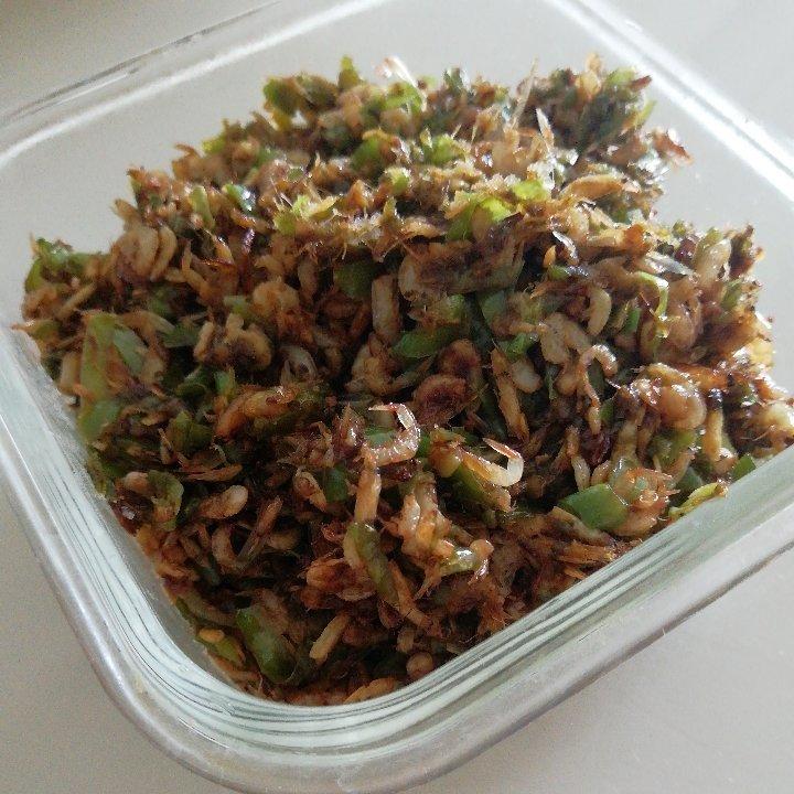 虾皮炒辣椒