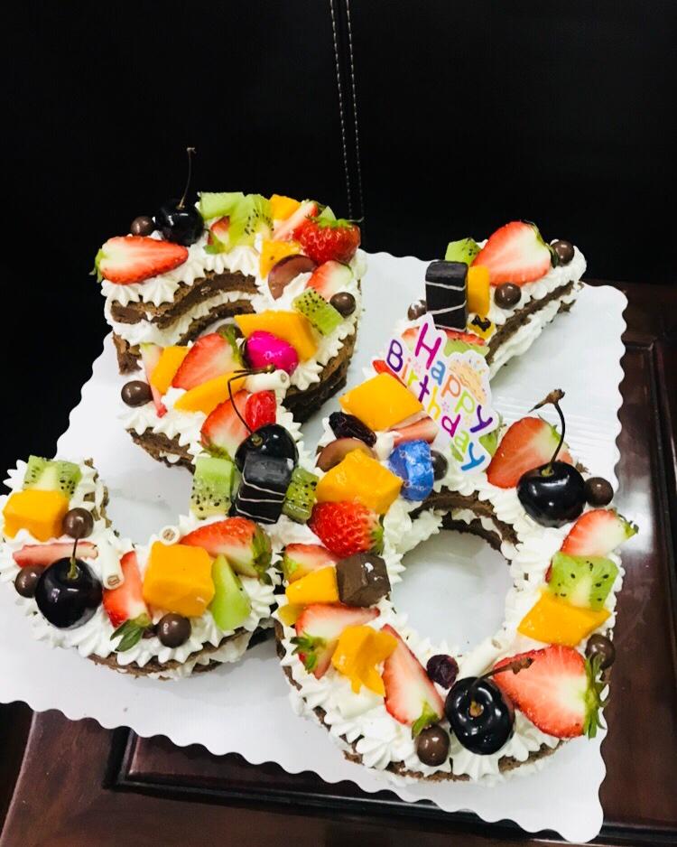 Яóпg做的数字蛋糕