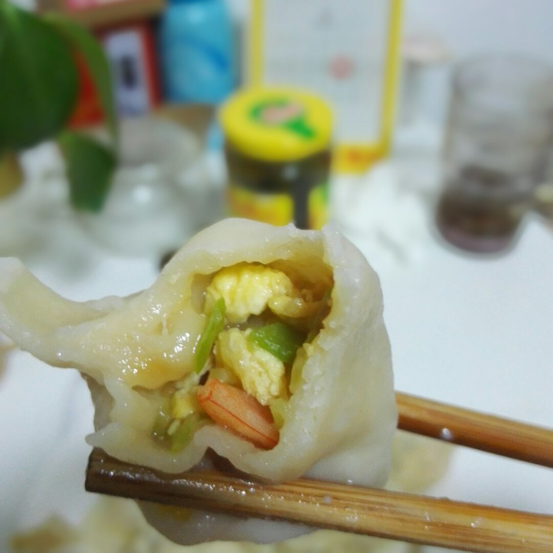 西葫虾仁鲜肉水饺