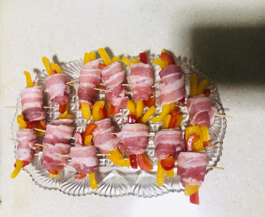 蔬菜猪肉卷-松下NN-DS1200微蒸烤一体机