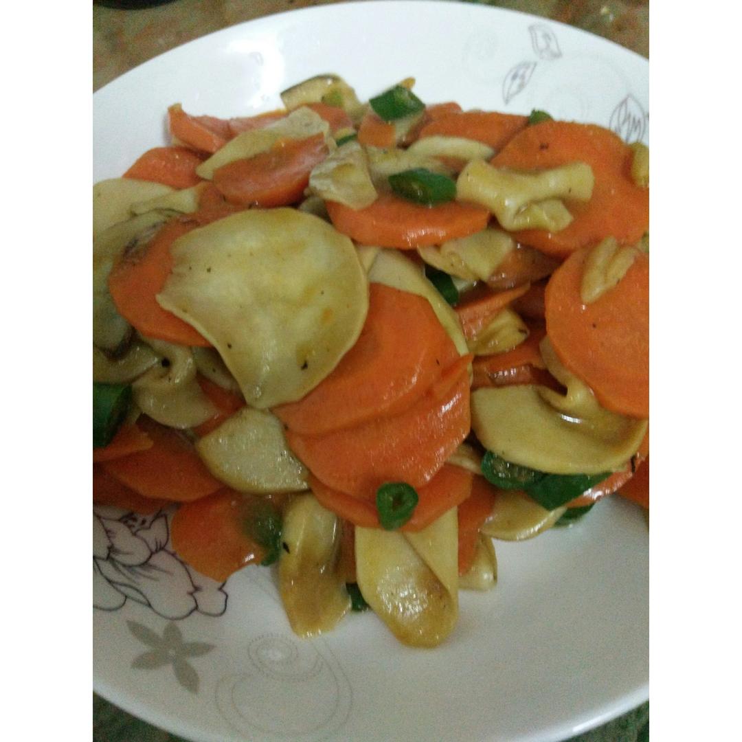 老丁的私房菜-美极杏鲍菇