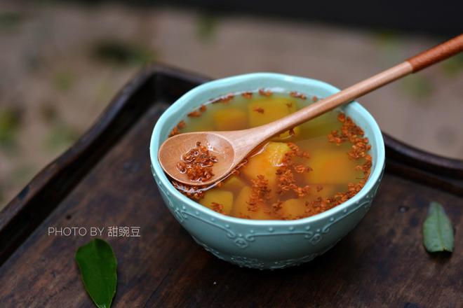 桂花山芋（红薯）甜汤的做法