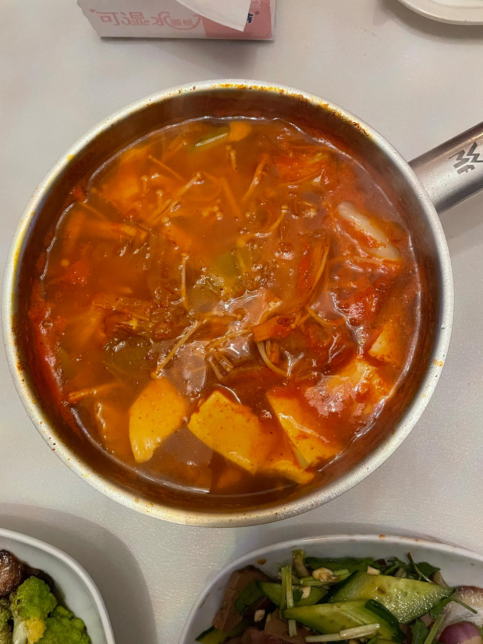辣白菜豆腐汤