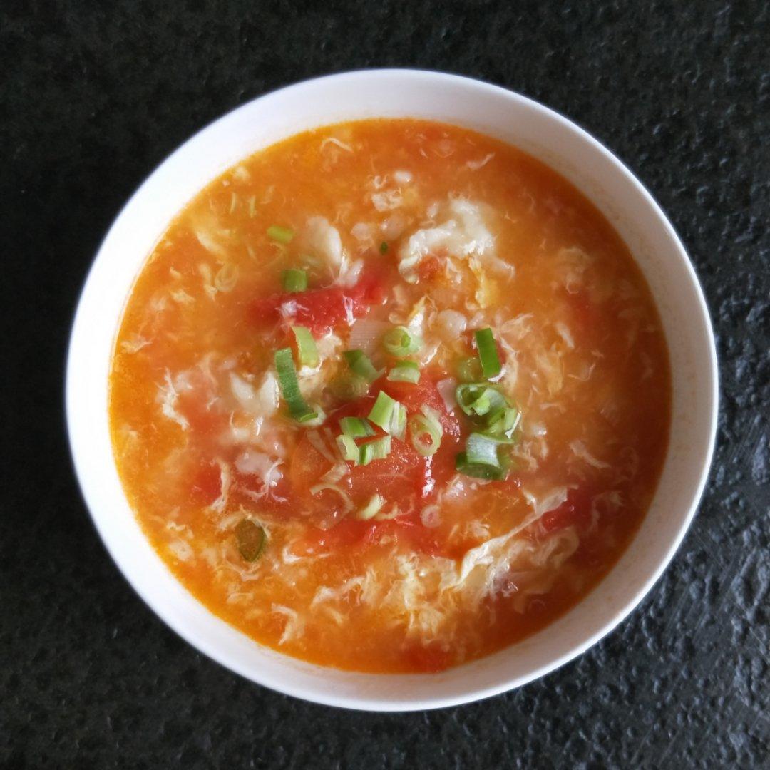 番茄鸡蛋疙瘩汤