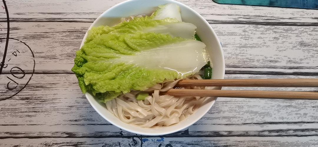 阳春面（绝配煎鸡腿）