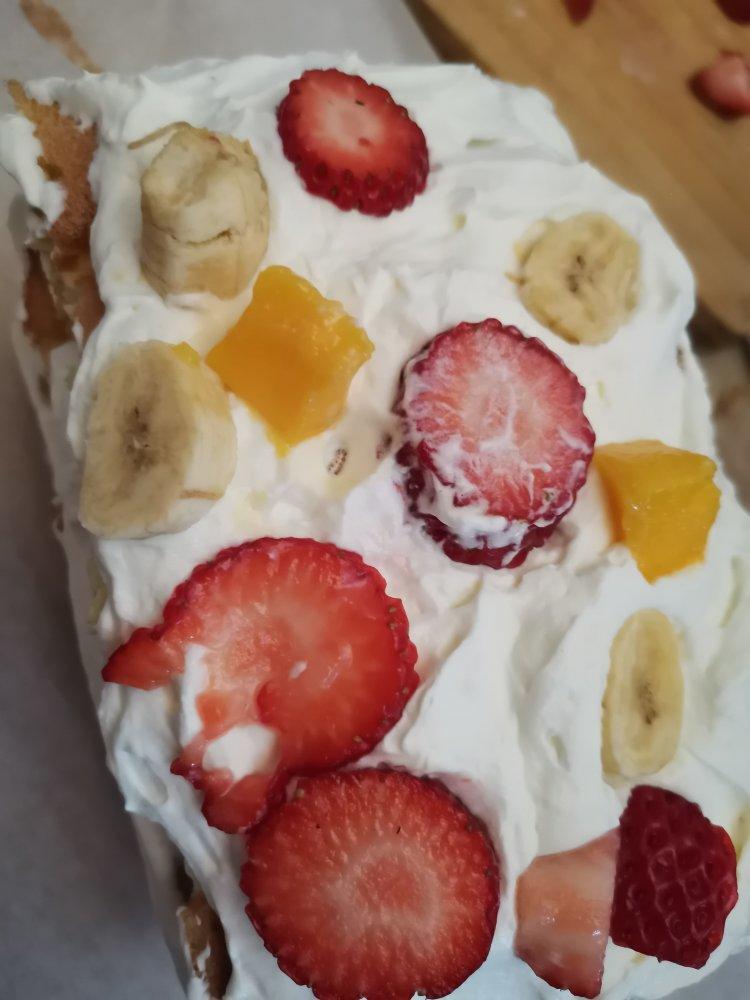 清新水果奶油裸蛋糕 | 蛋糕卷的华丽变身