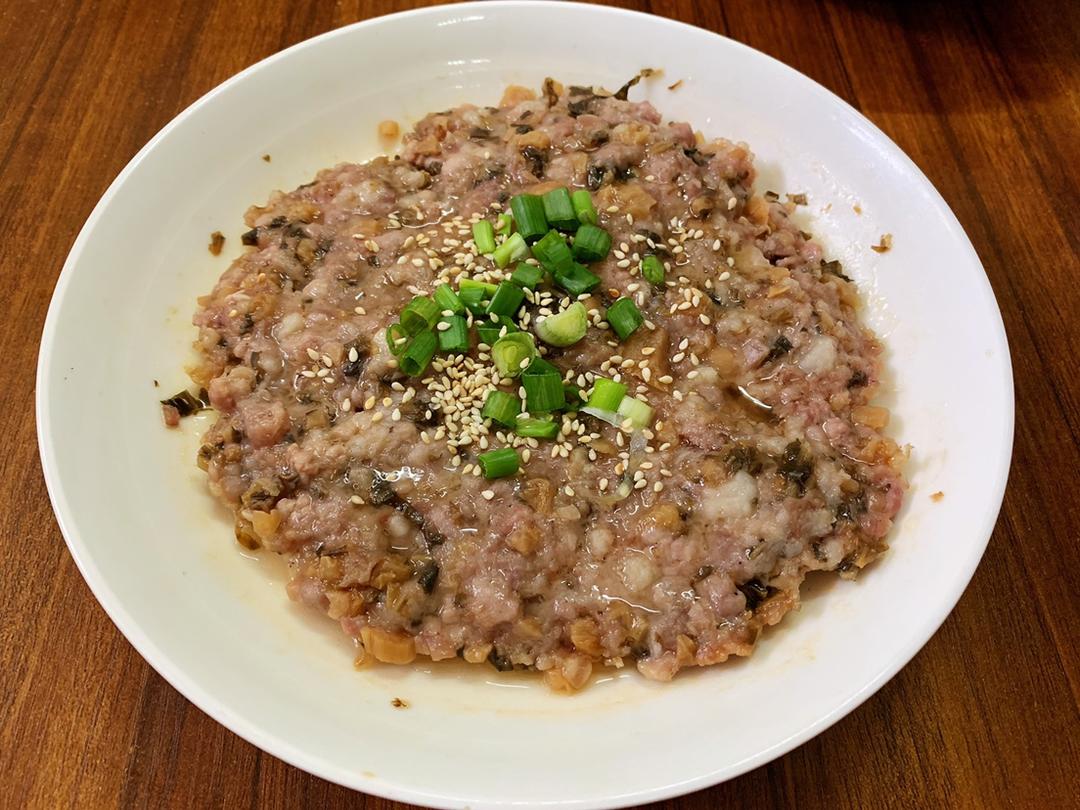 梅菜蒸肉饼