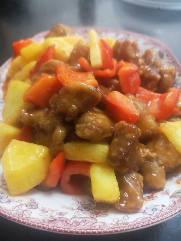 菠萝咕咾肉（少油版）