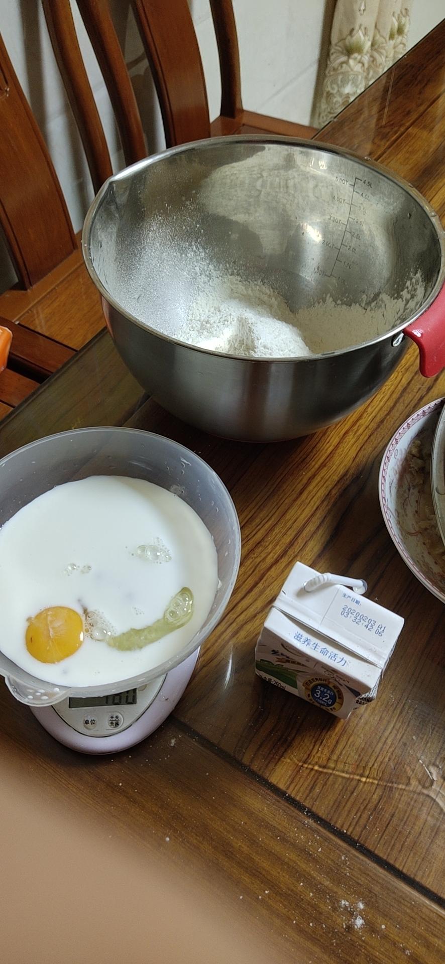 纯奶手撕吐司的做法 步骤1