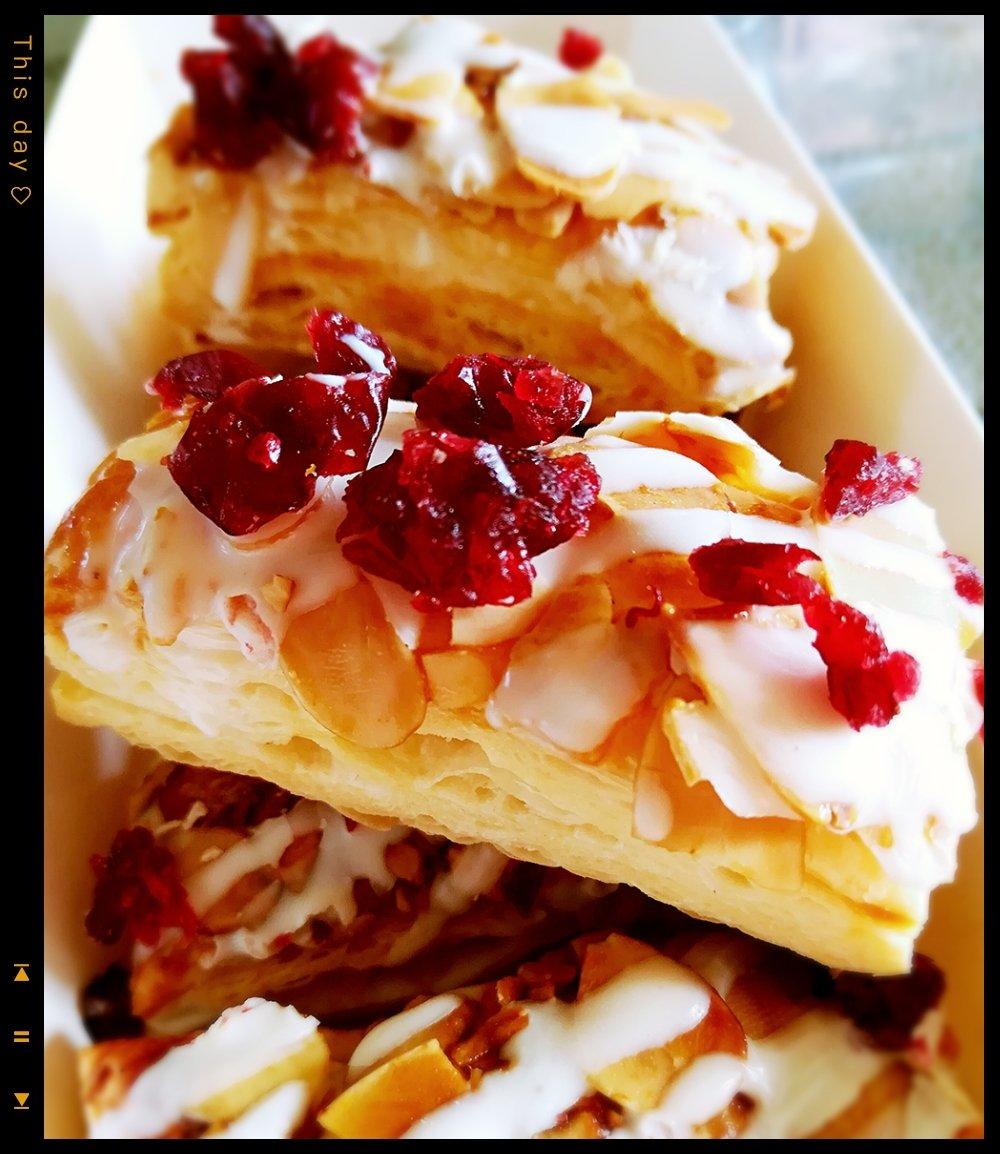 食全加食美做的千层杏仁酥条