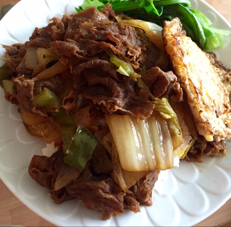 洋葱肥牛饭