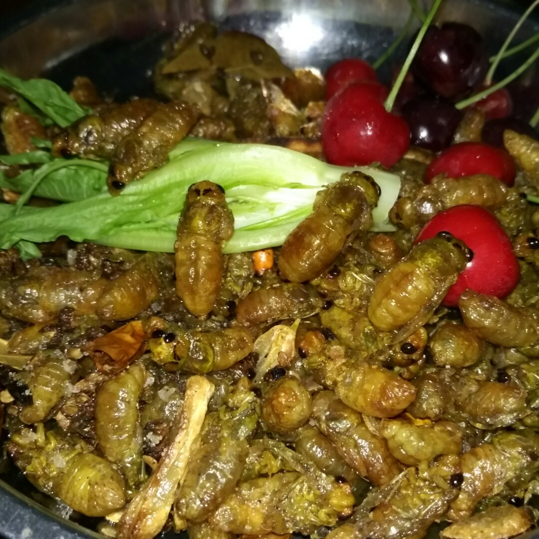 吉祥猫做的椒盐知了