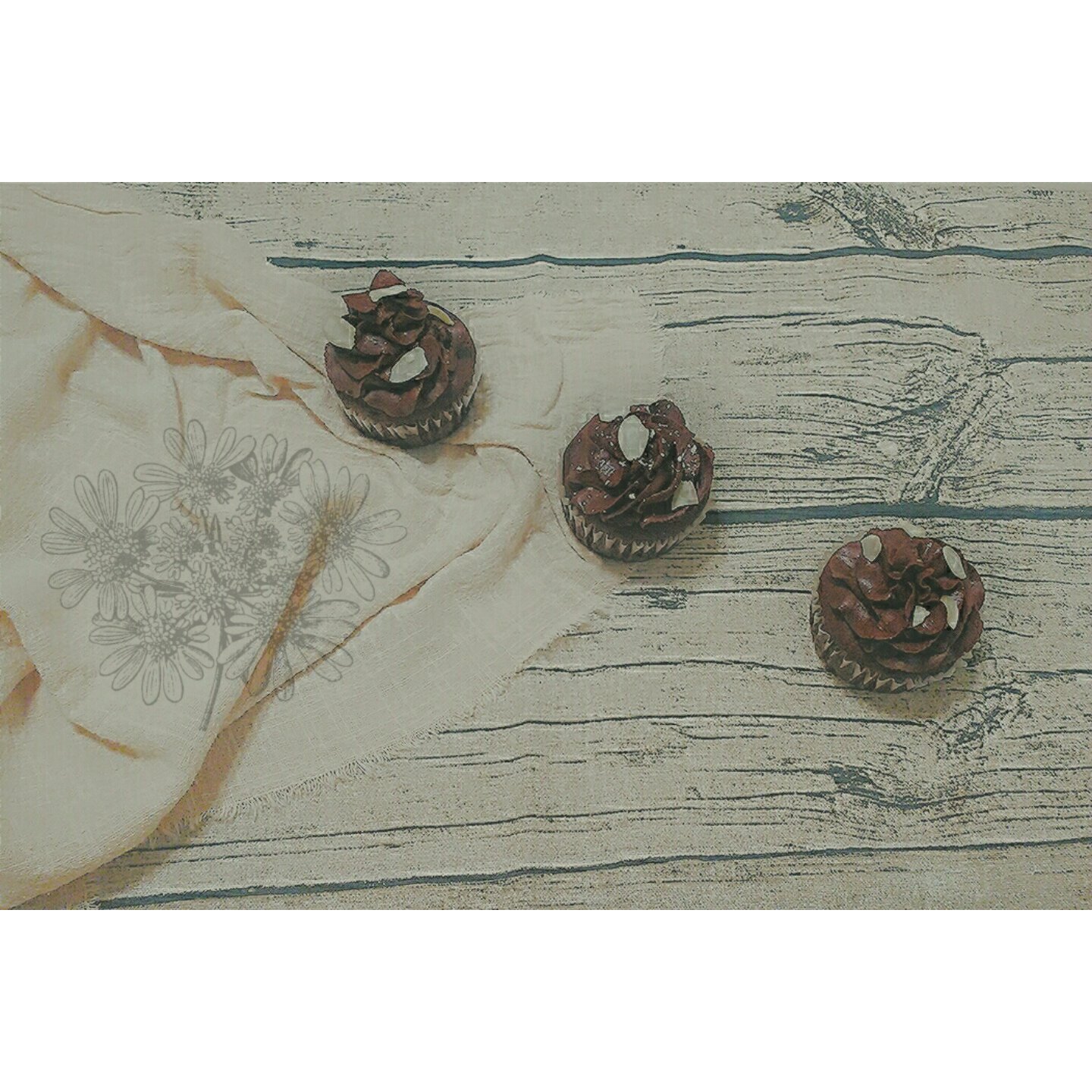 乳酪可可风味杯子蛋糕