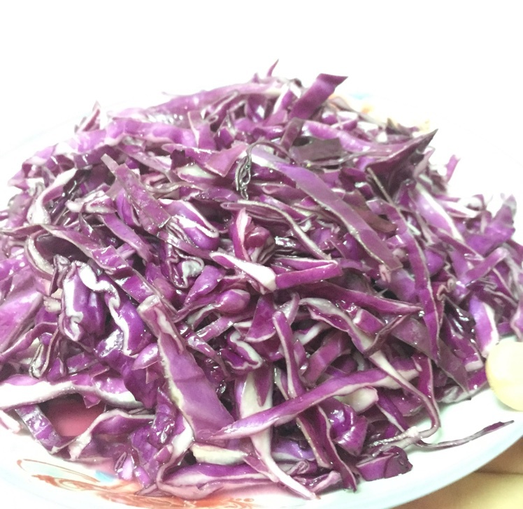 凉拌紫甘蓝