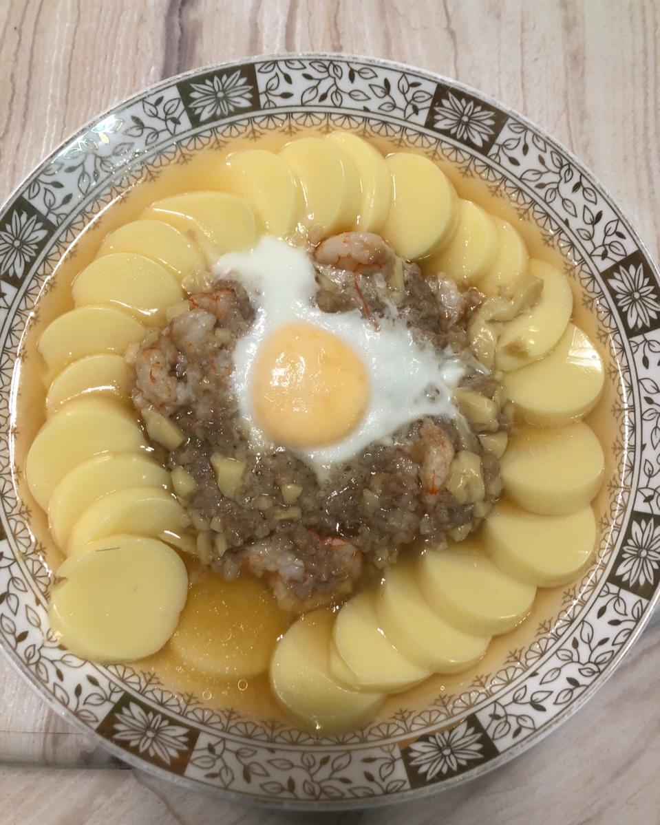 日本豆腐蒸肉蛋