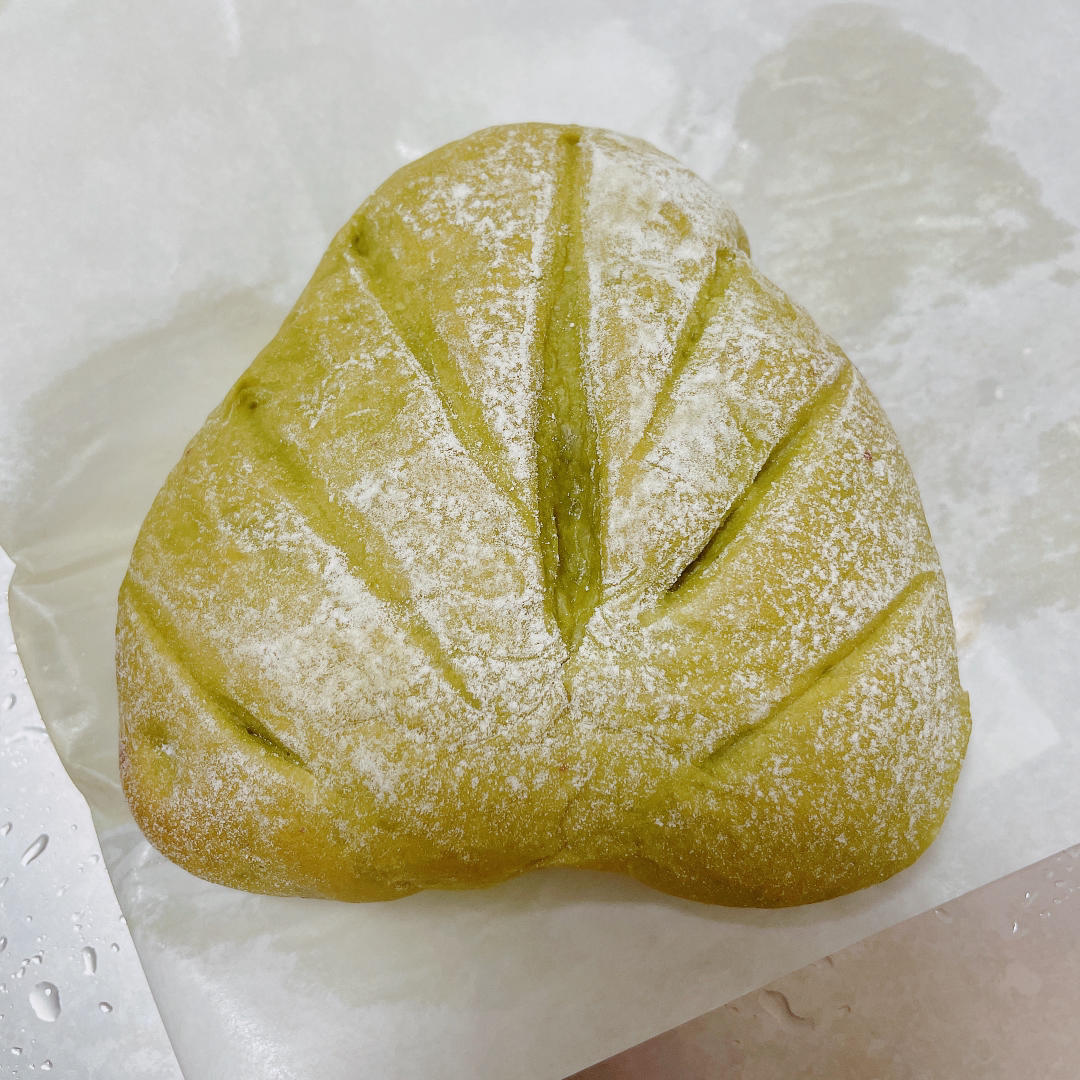 抹茶芋泥麻薯软欧包🍃夏日小清新