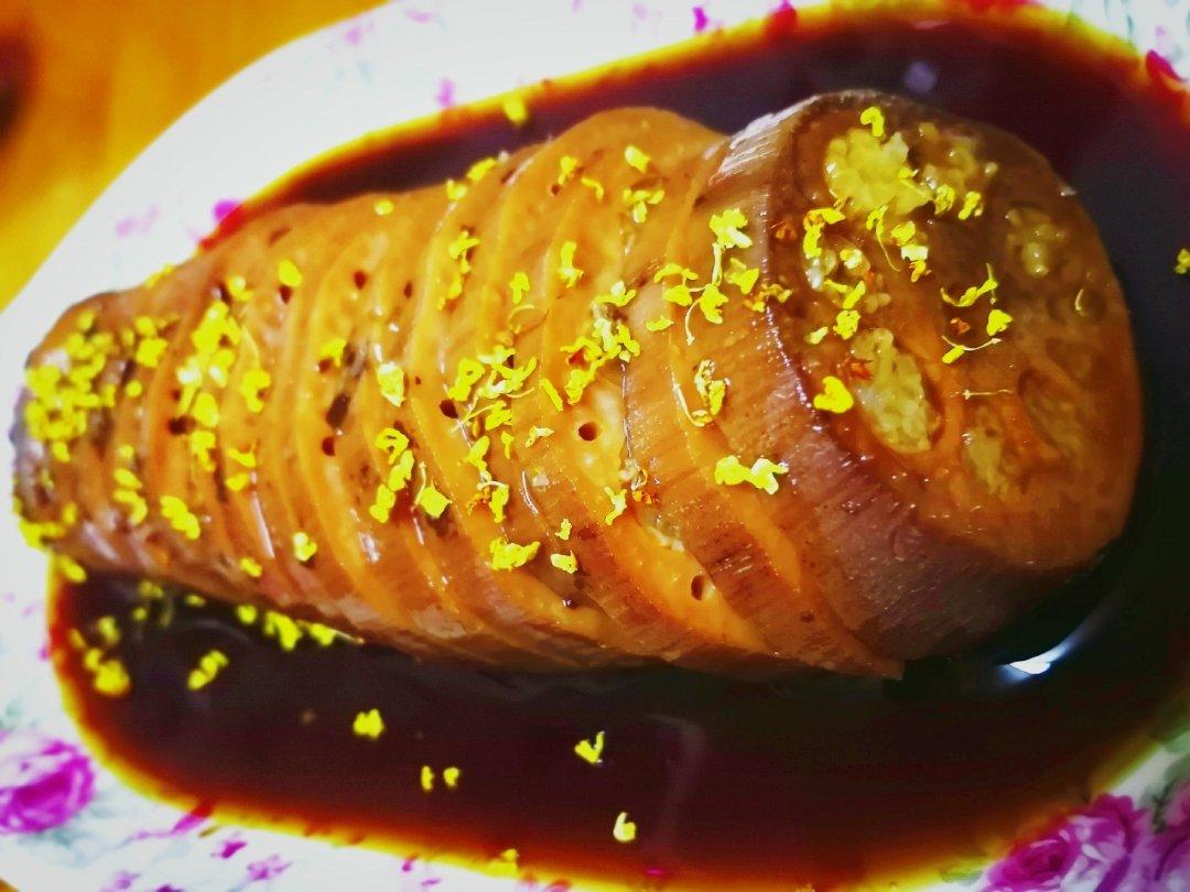 【曼食慢语】桂花红糖糯米藕