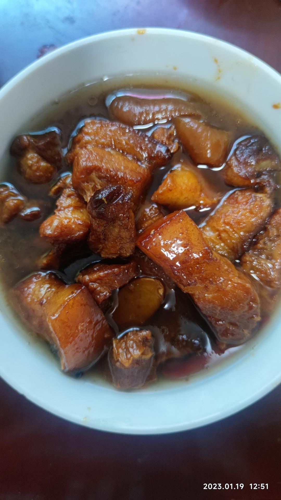 不焯水不放油的家常红烧肉
