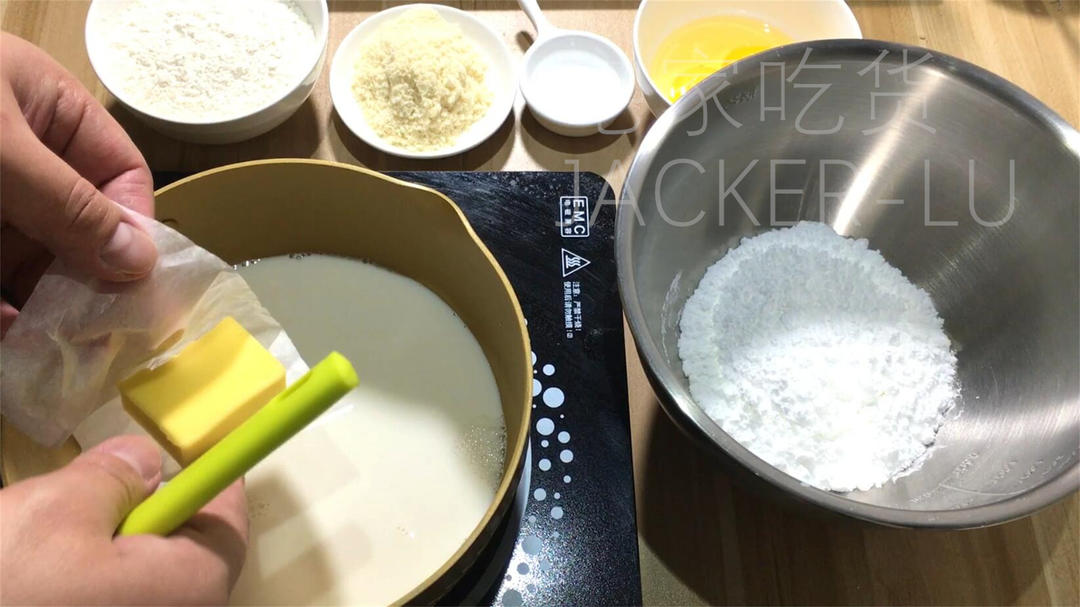 纯奶手撕吐司的做法 步骤1