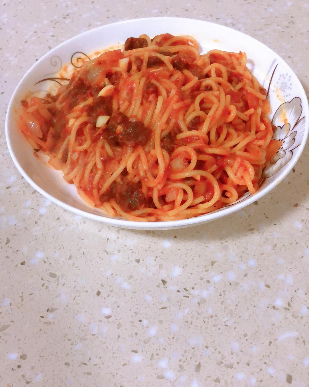 番茄肉酱意面