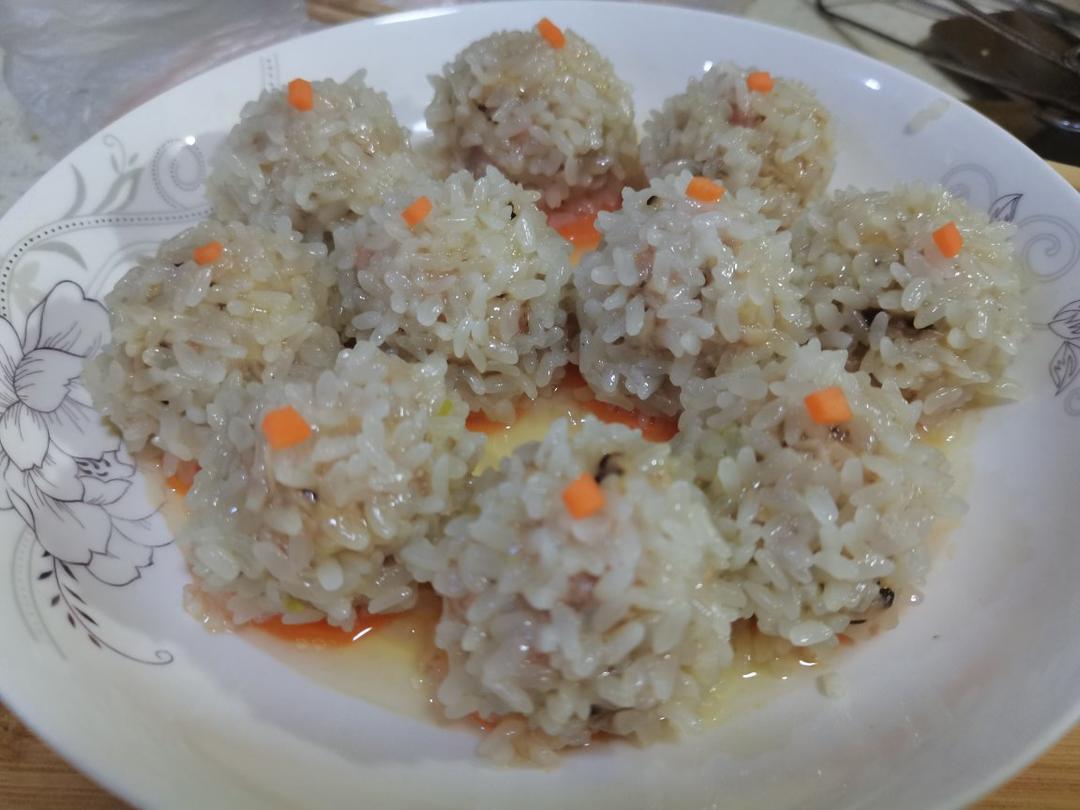 蒸糯米丸子