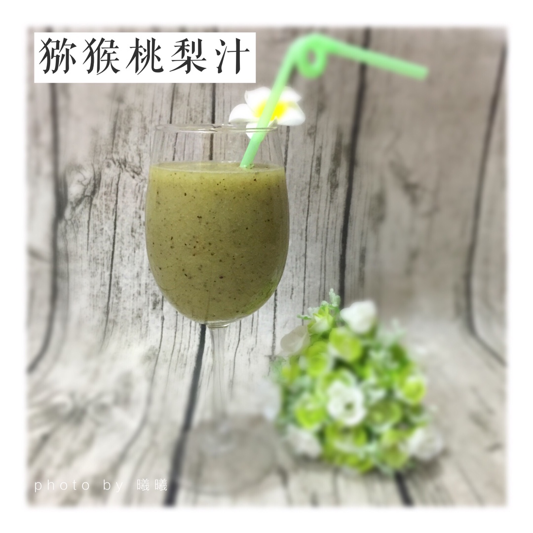 奇异果雪梨汁——不加糖不加水 益气养血润燥通便
