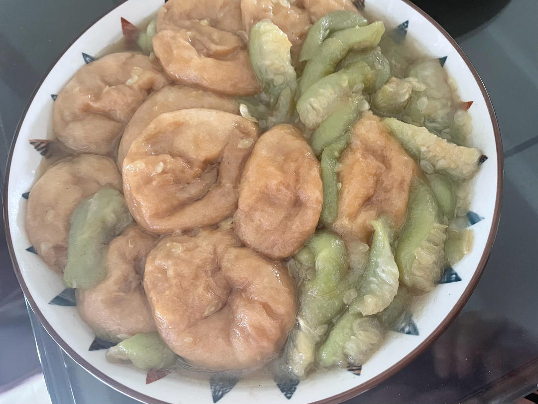 面筋炒丝瓜