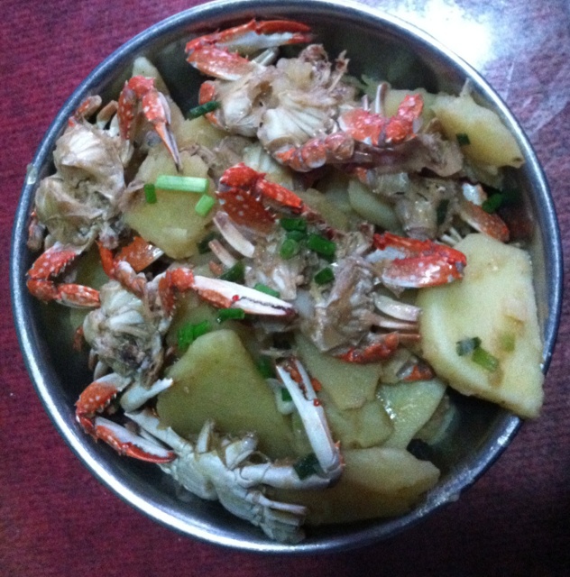梭子蟹土豆羹