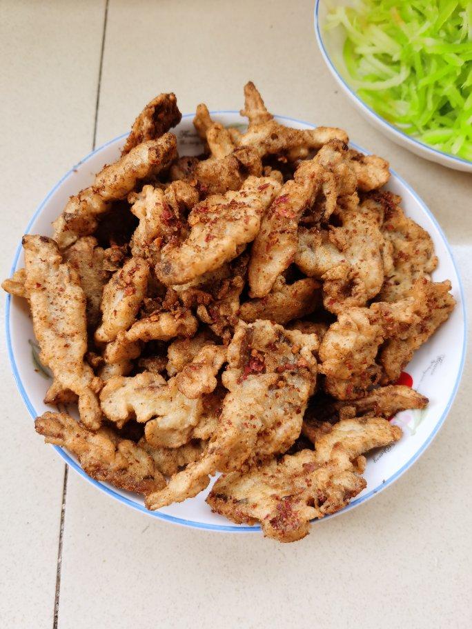 椒盐蘑菇-超好吃的下酒菜