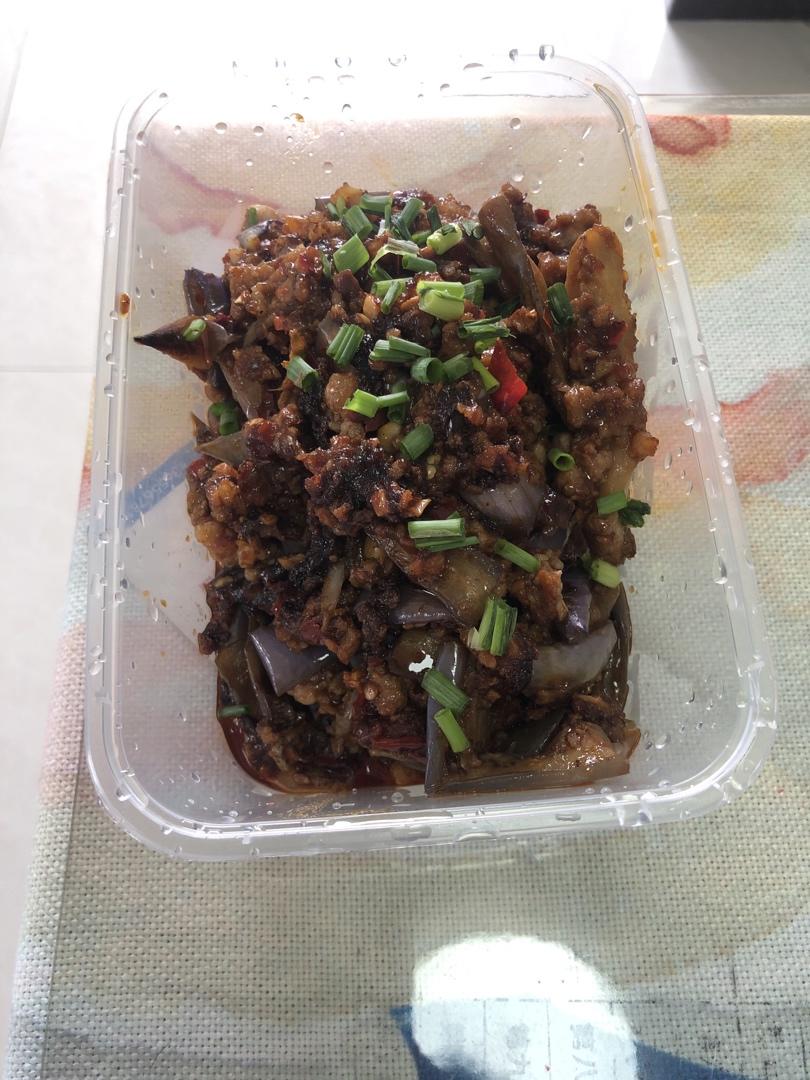 红烧肉沫茄子