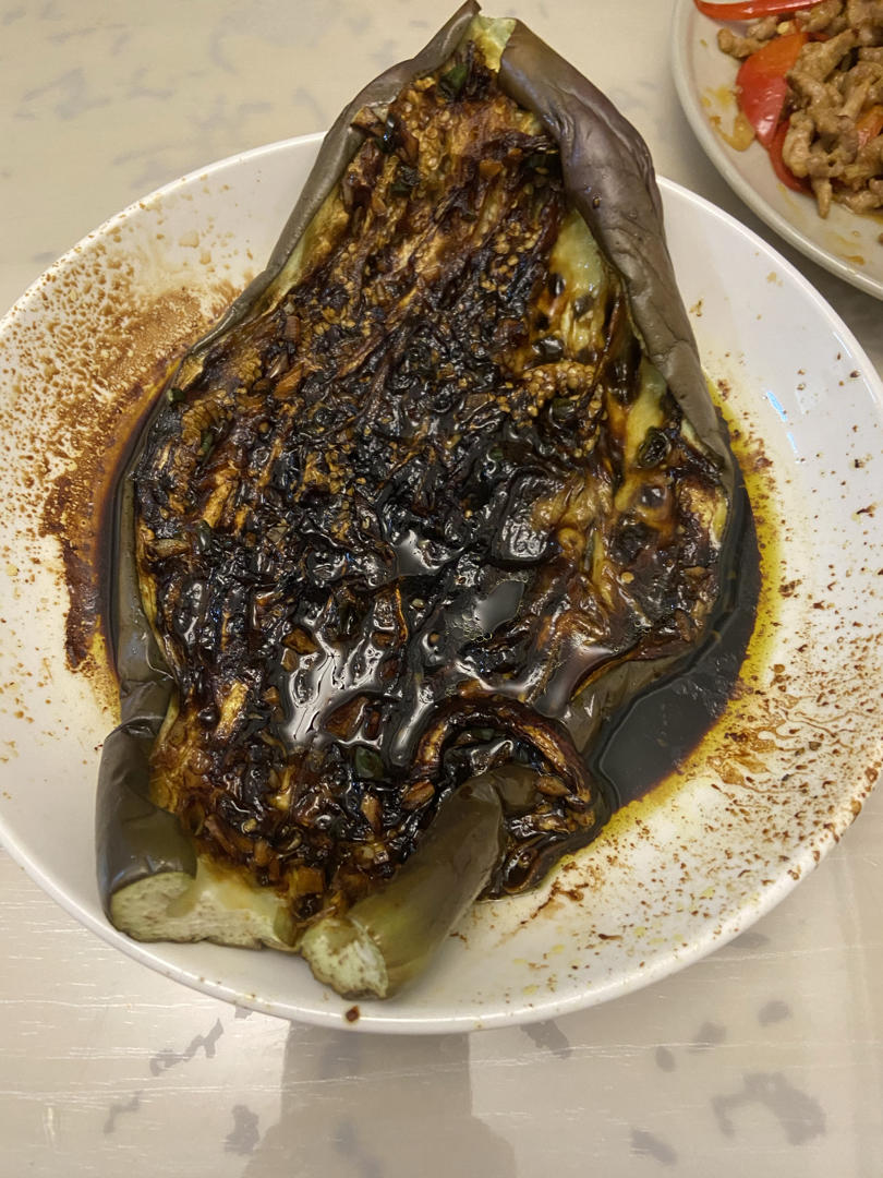 微波炉烤茄子
