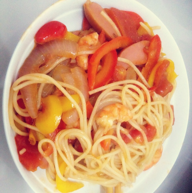 番茄肉酱意大利面