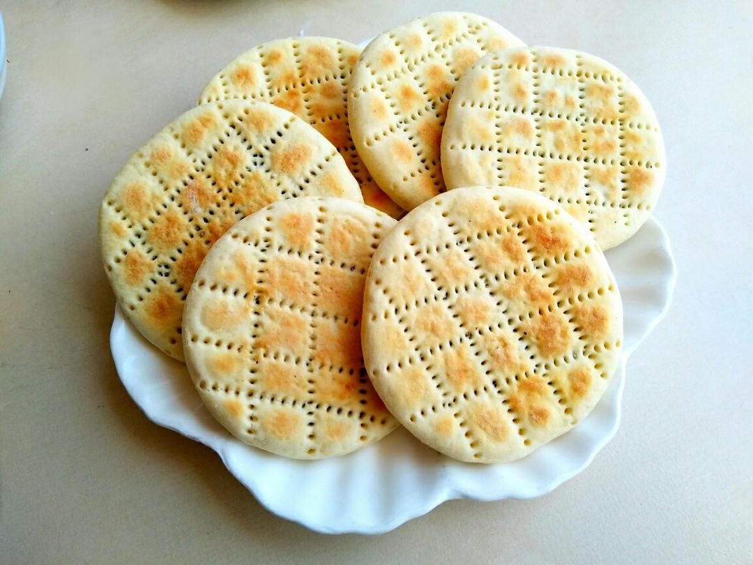 饼饼水果控做的西安小吃系列6芝麻盐烧饼