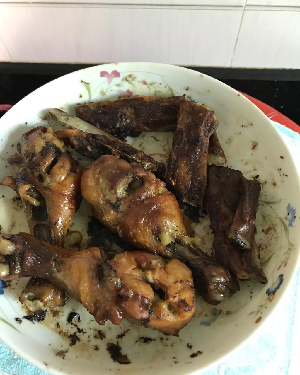 微波炉烤鸡腿
