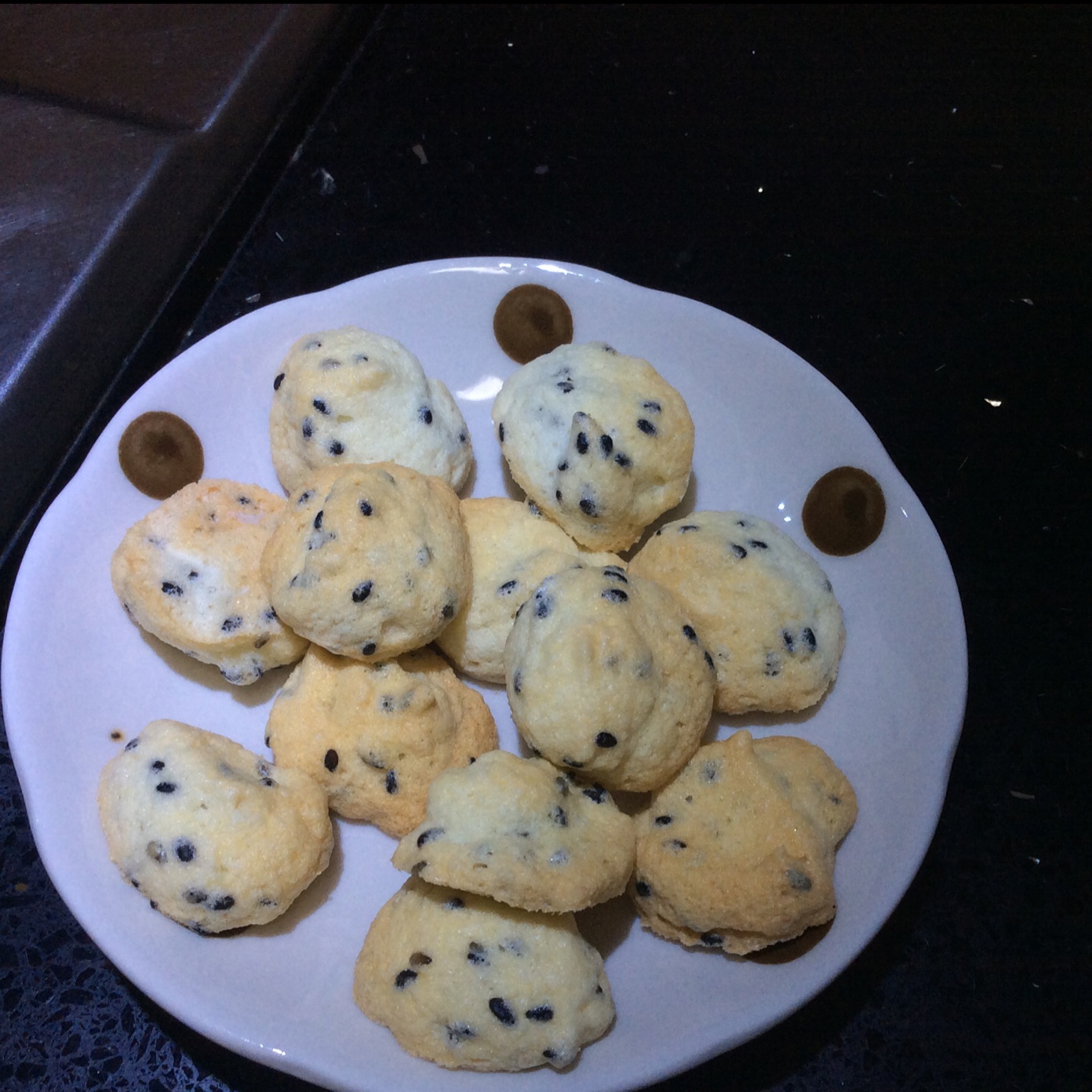 脆脆芝麻蛋白饼