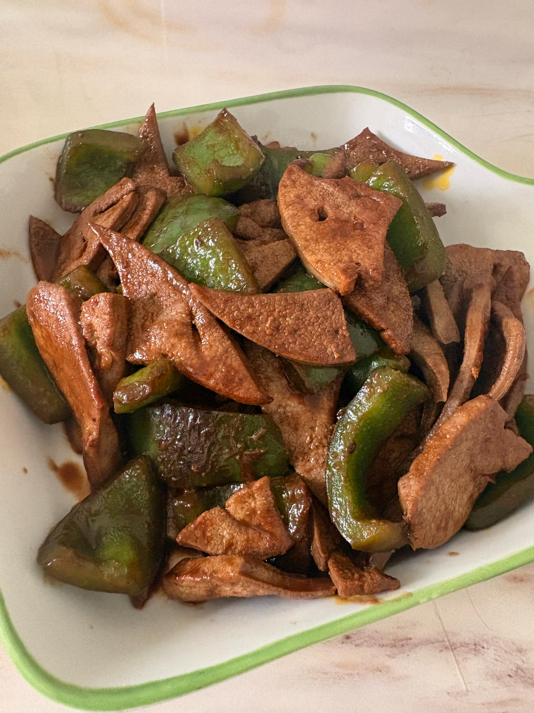 爆炒猪肝家庭做法