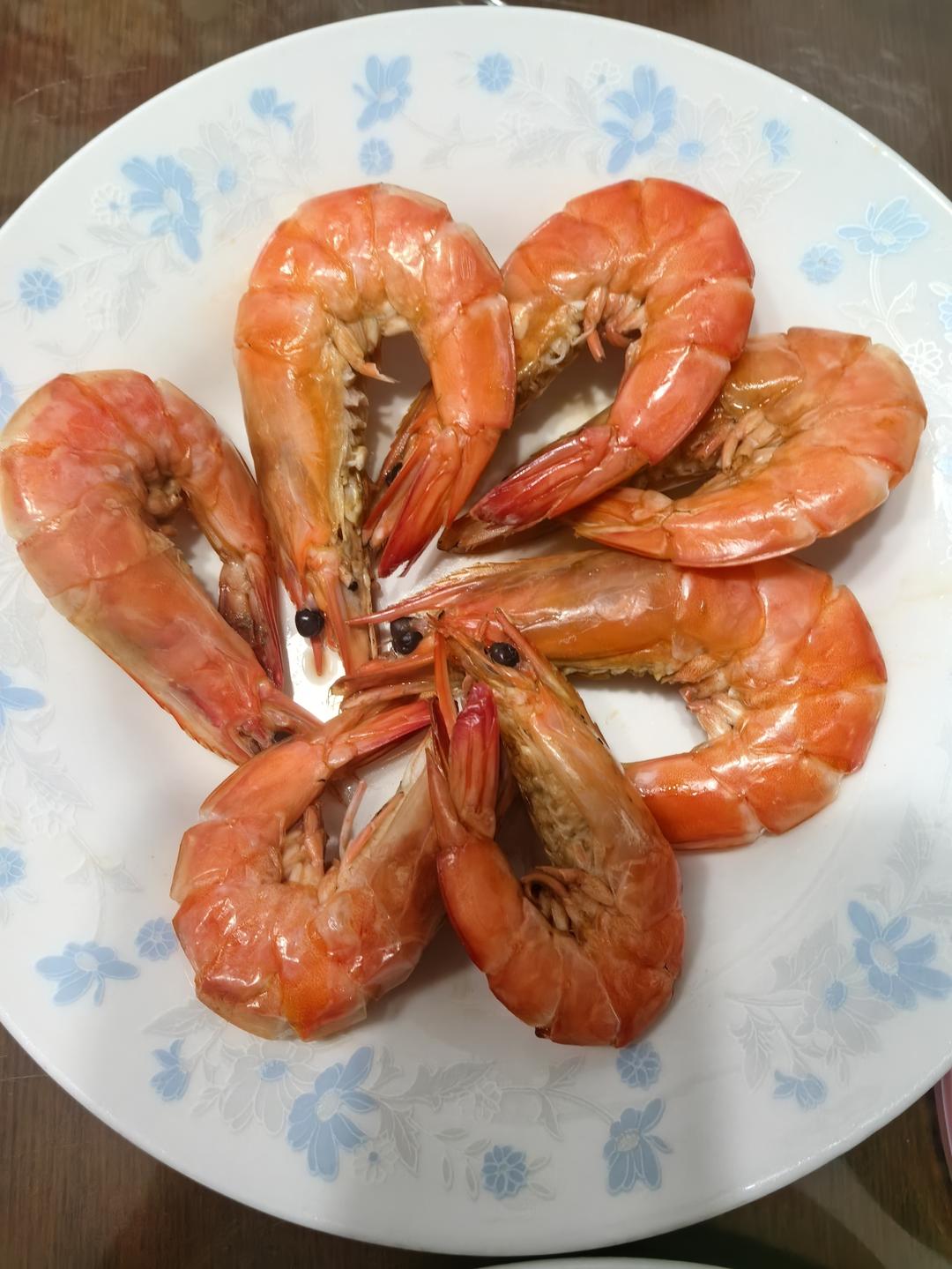 无水版白灼大虾