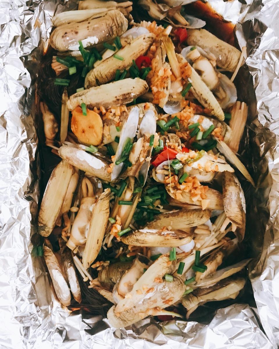 锡纸花甲/锡纸蛏子【曼食慢语】