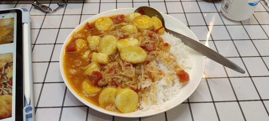 金针菇烧日本豆腐