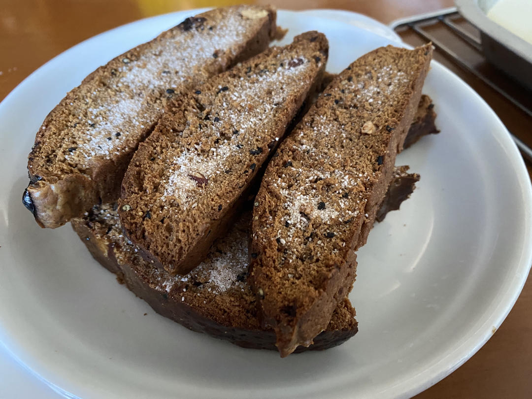 肉桂红糖意式脆饼干 Cinnamon Toasted Biscotti