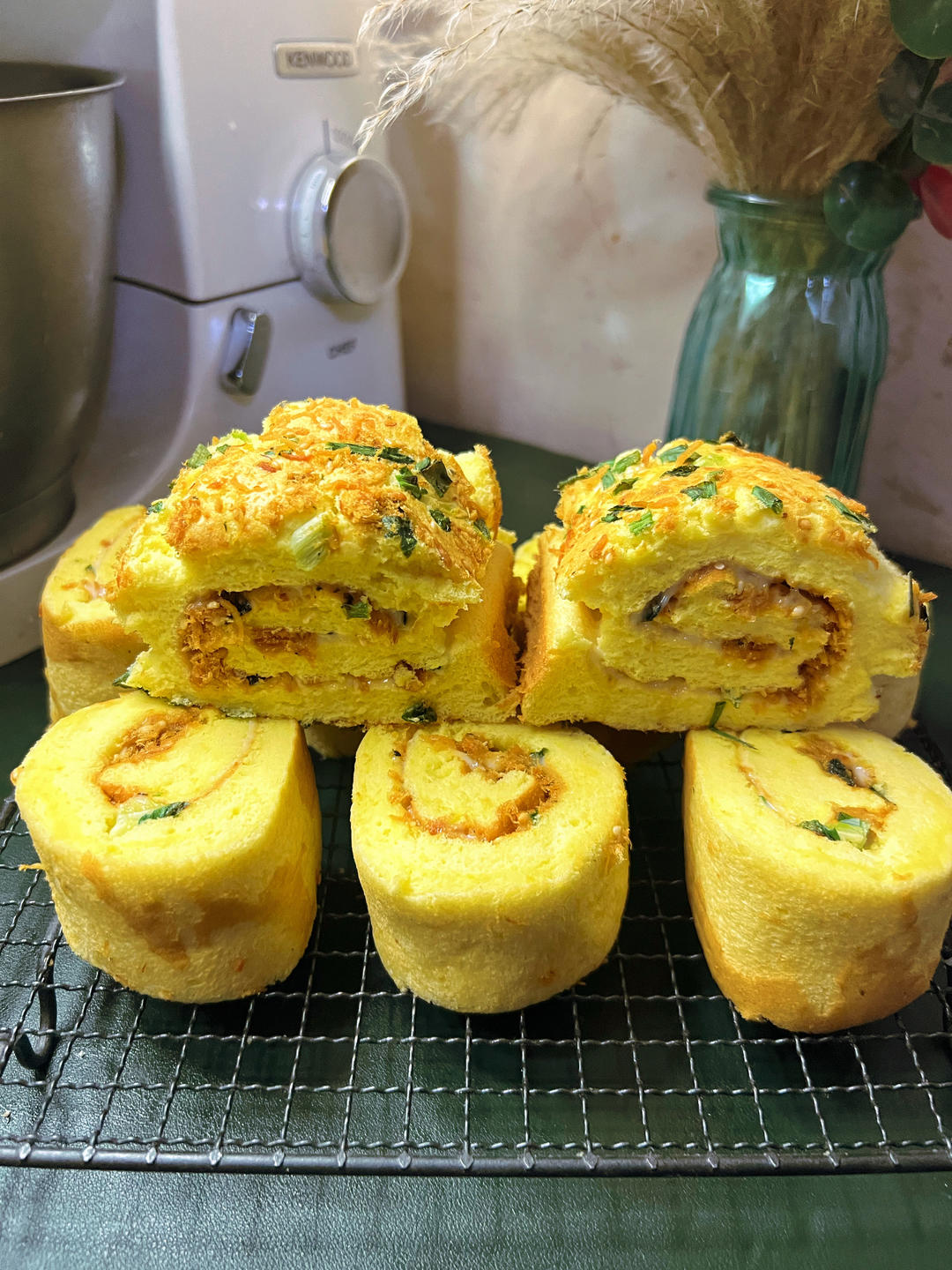 适合分享的肉松蛋糕卷