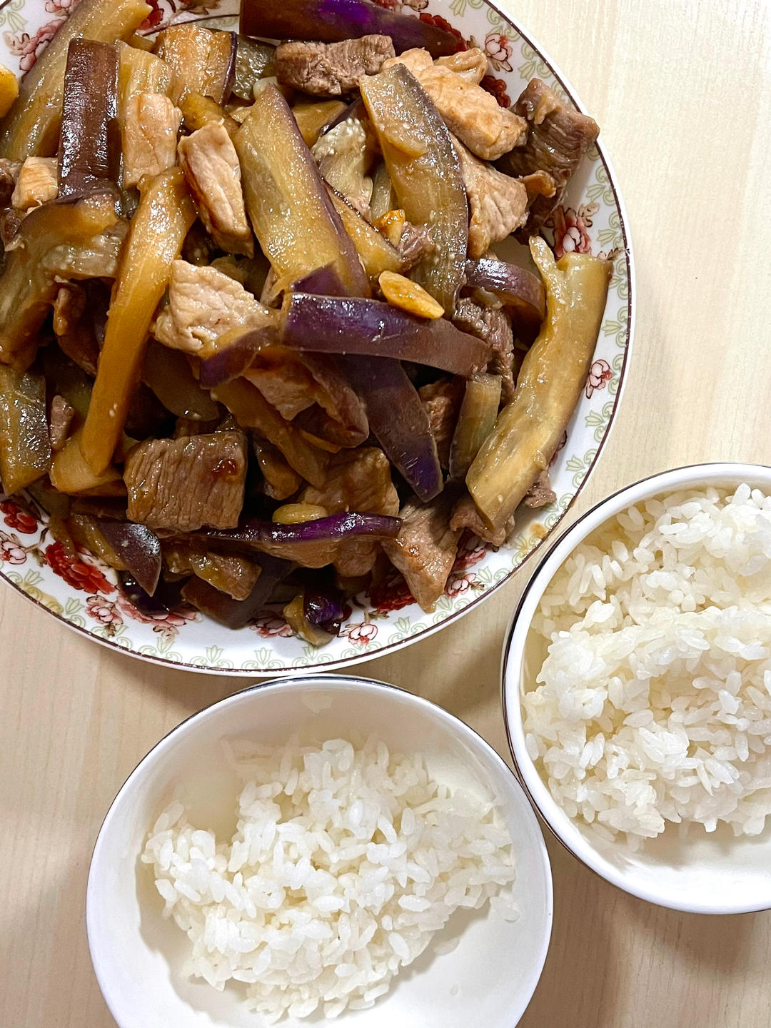 少油版茄子炒肉