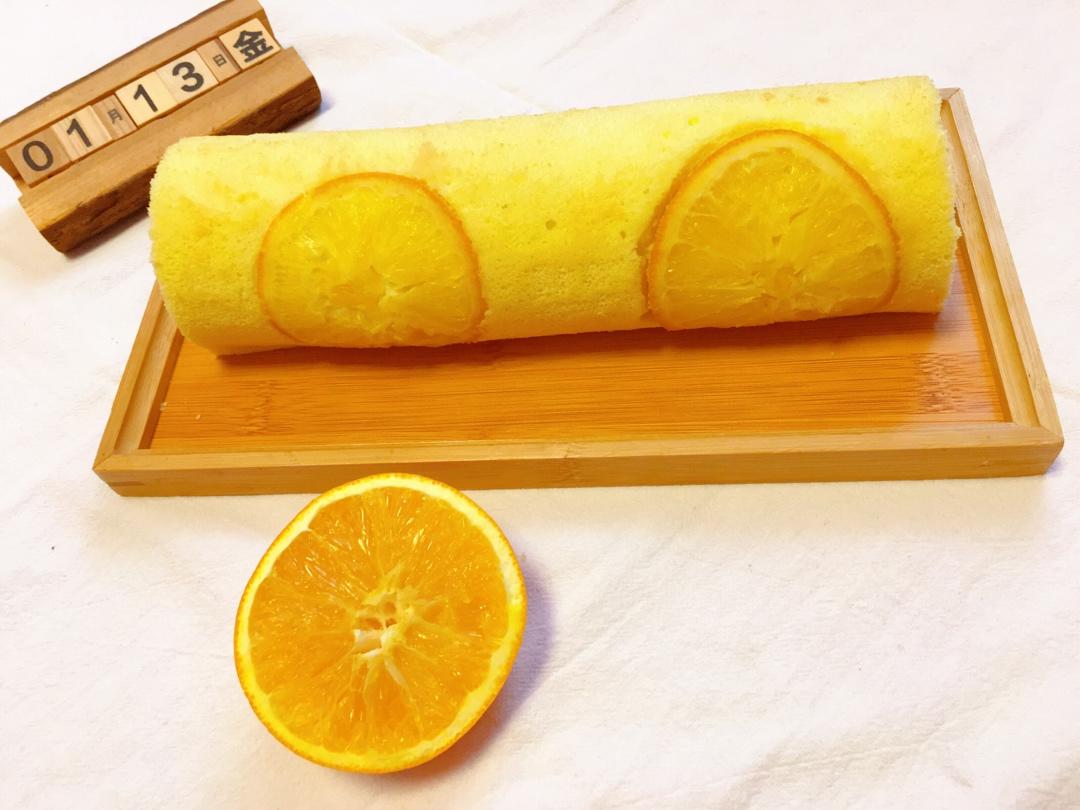 橙香蛋糕卷