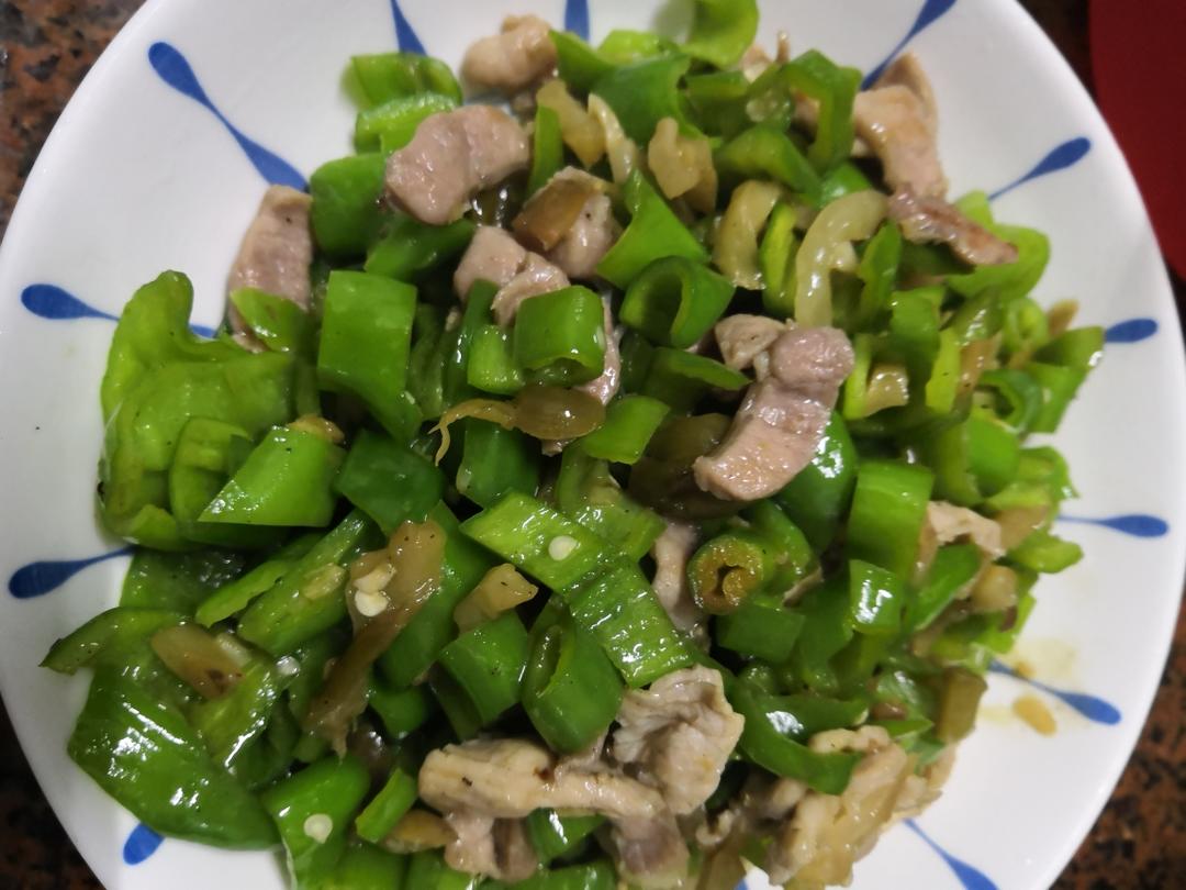 青椒榨菜肉丝