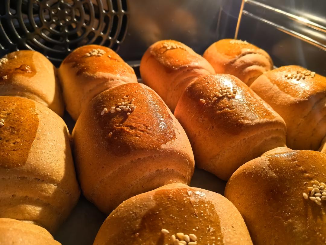 机揉一次发酵全麦小吐司