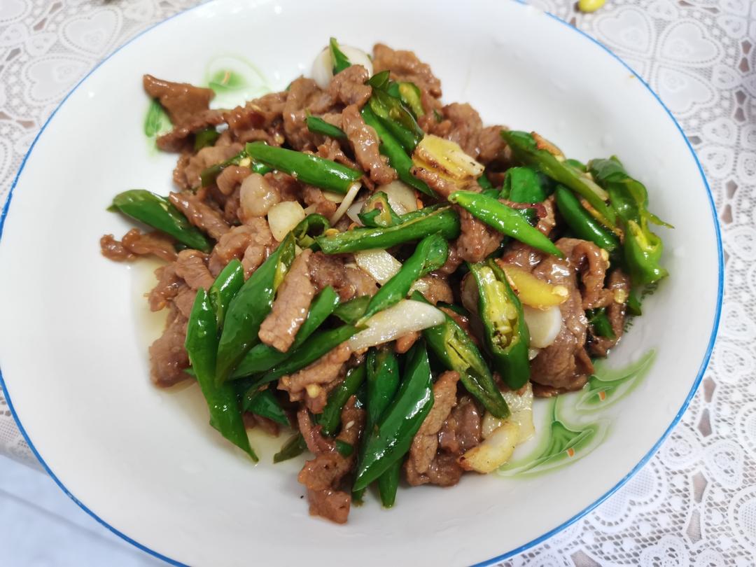 小炒牛肉丝