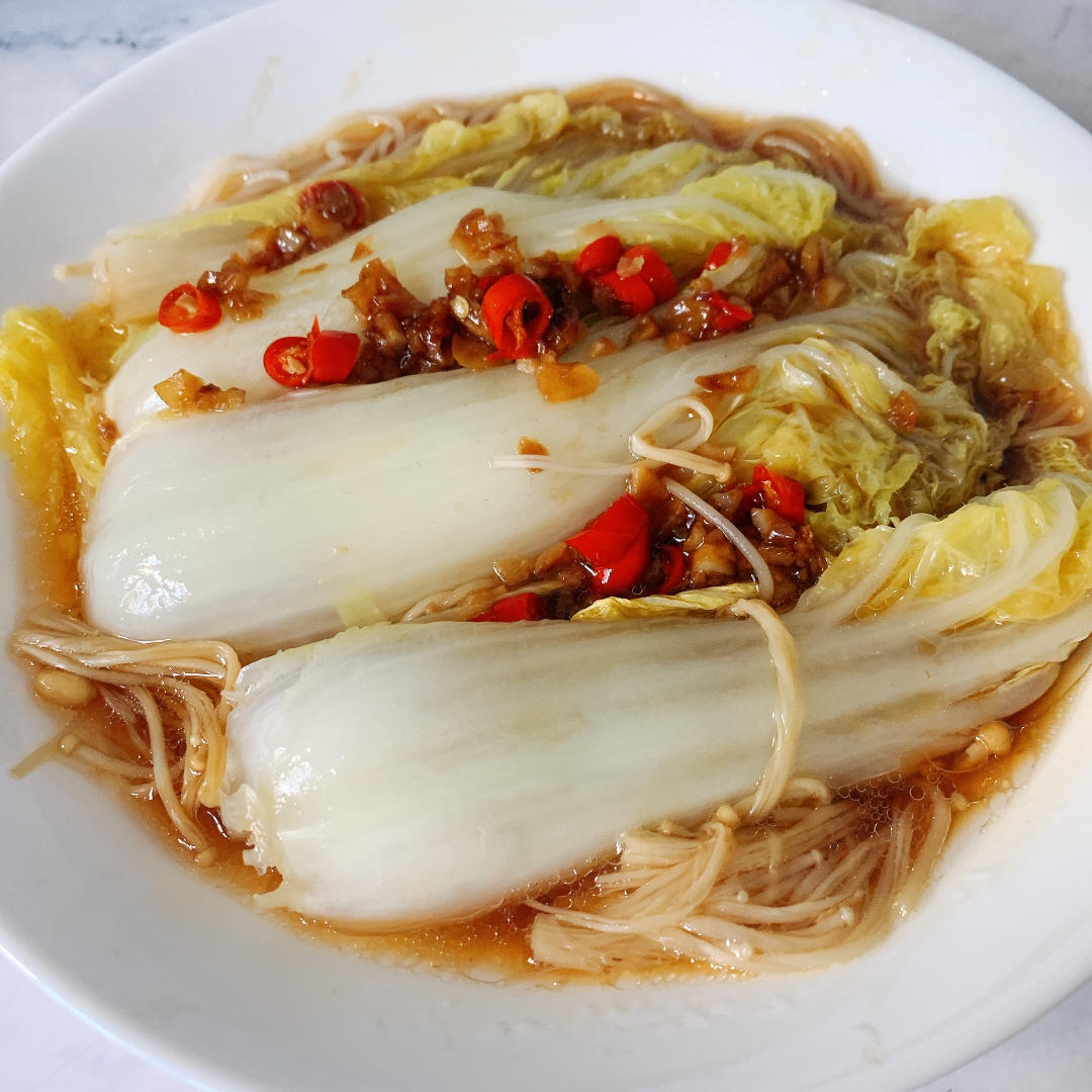 蒜蓉粉丝娃娃菜